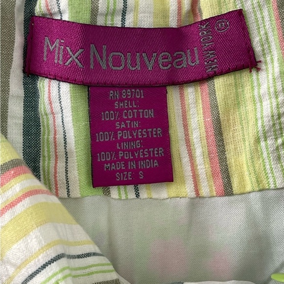 Mix Nouveau A Line Midi Fit & Flare Floral Ditsy Pleated Skirt Pockets Size Sm - Picture 7 of 12